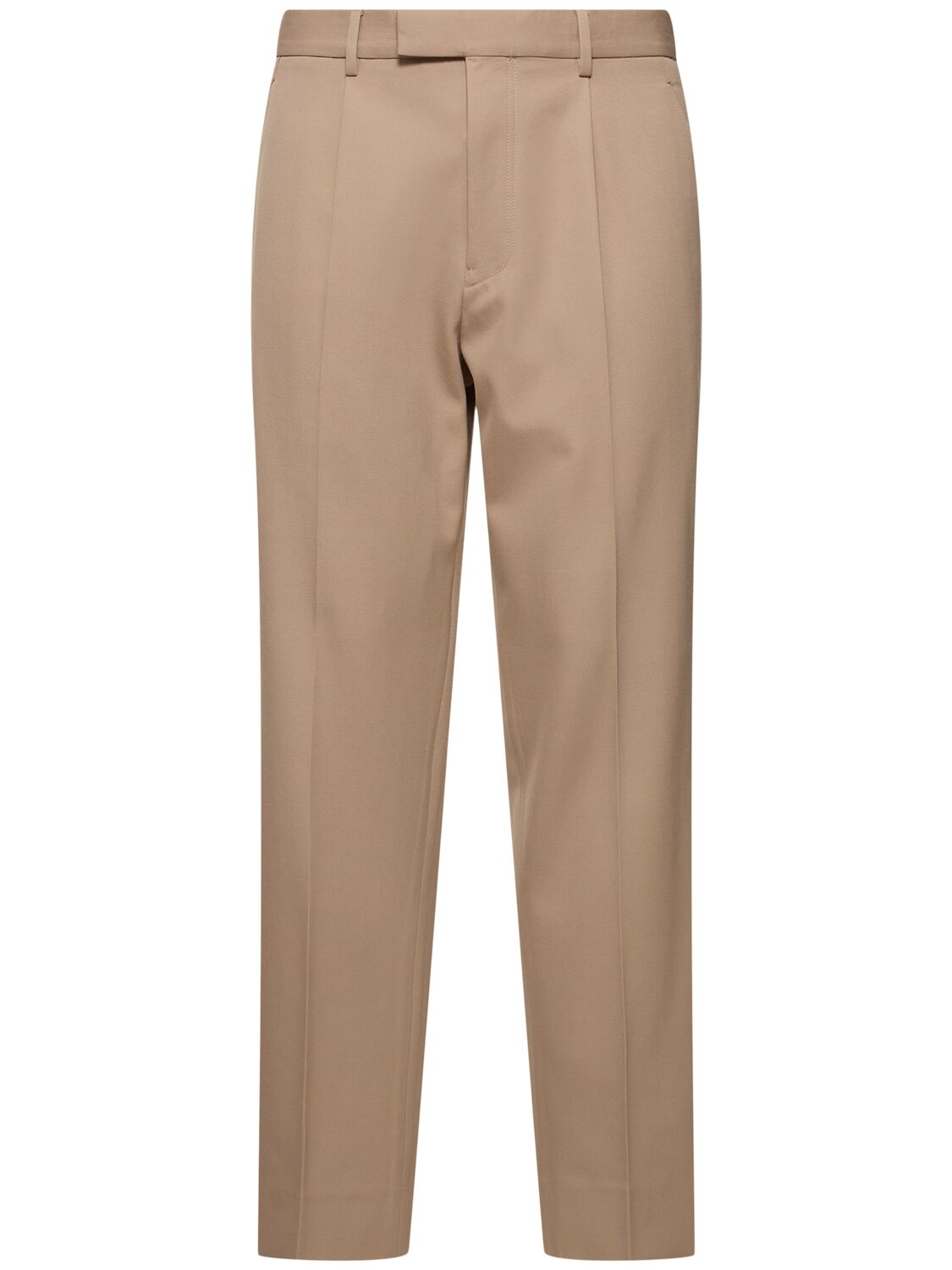 Zegna Pleated Cotton & Wool Pants In Piedicavallo