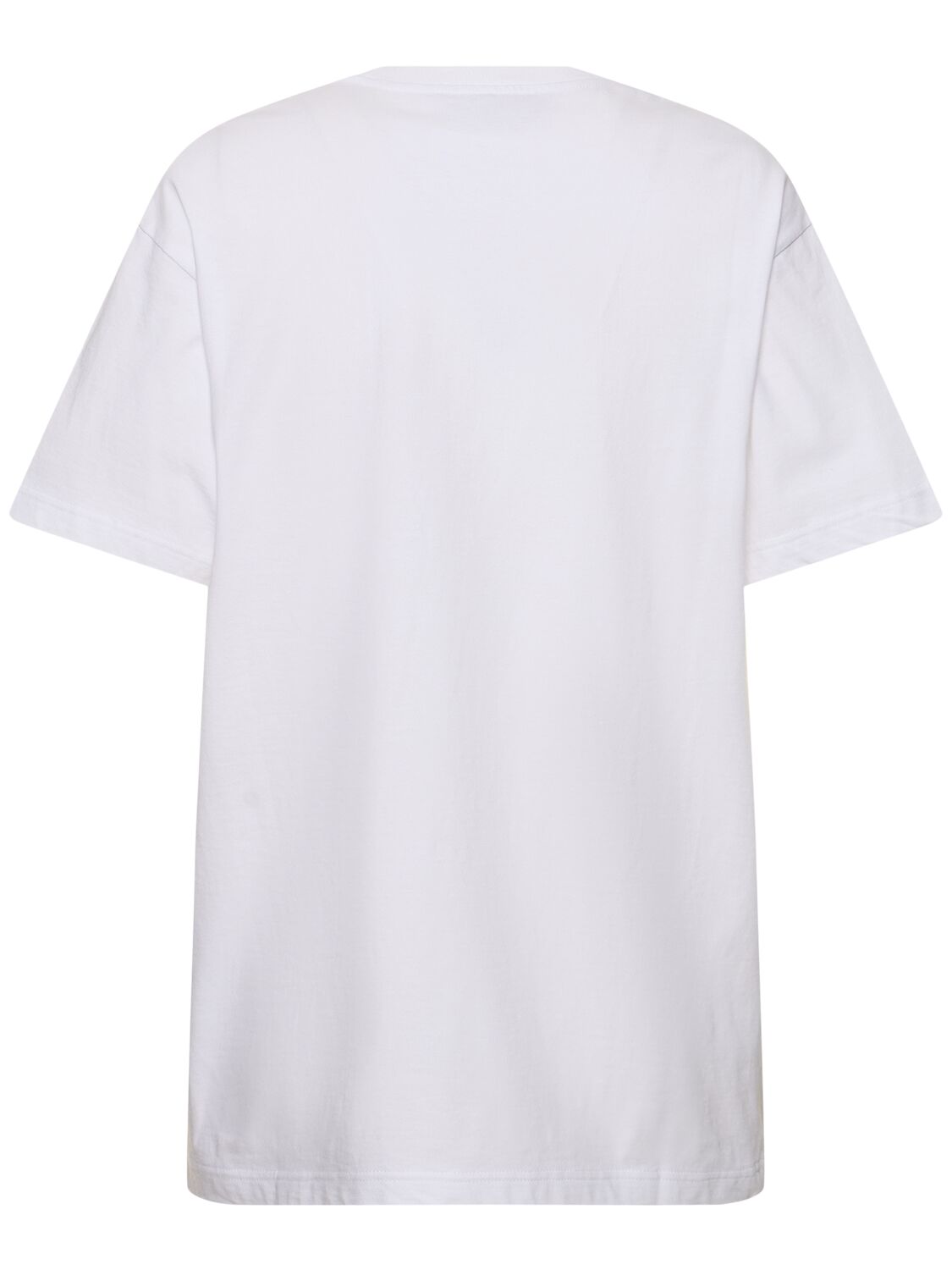 Shop Gucci Ancora G Loved Cotton Jersey T-shirt In Off White