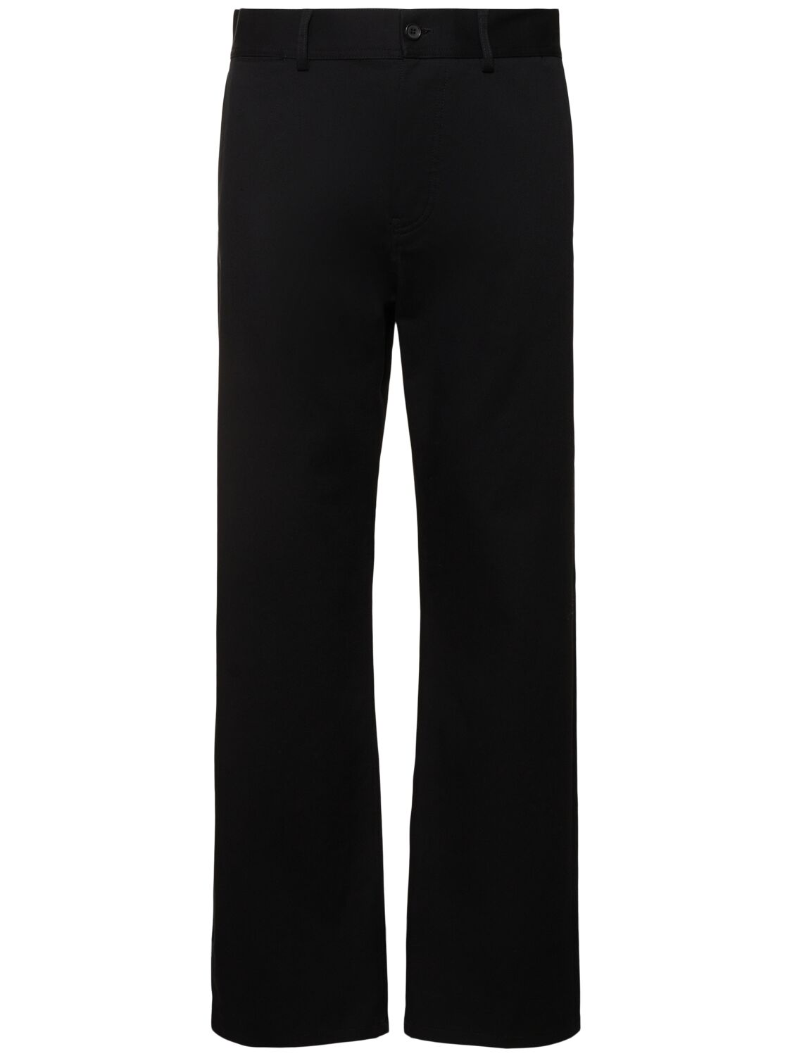 Shop Marni Stretch Cotton Gabardine Pants In Black