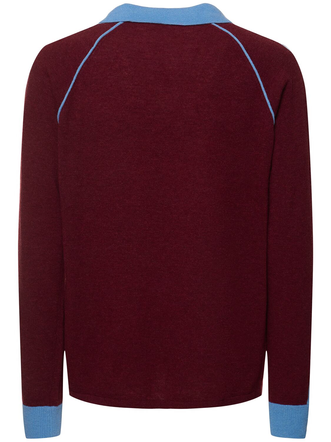 Shop Fila F+ Line Squadra Knit Top In Burgundy