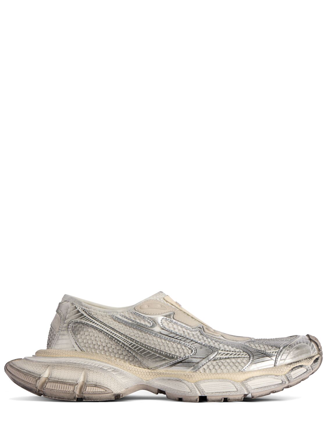 Balenciaga 3xl Tech Slip-on Sneakers In Eggshell