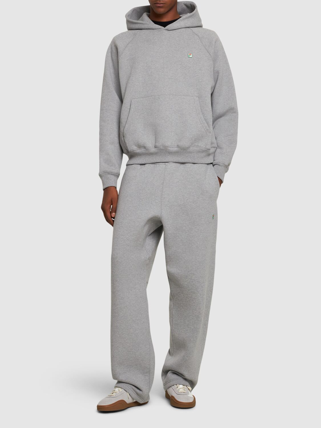 Shop Fila F+ Box Sweatpants In Grey