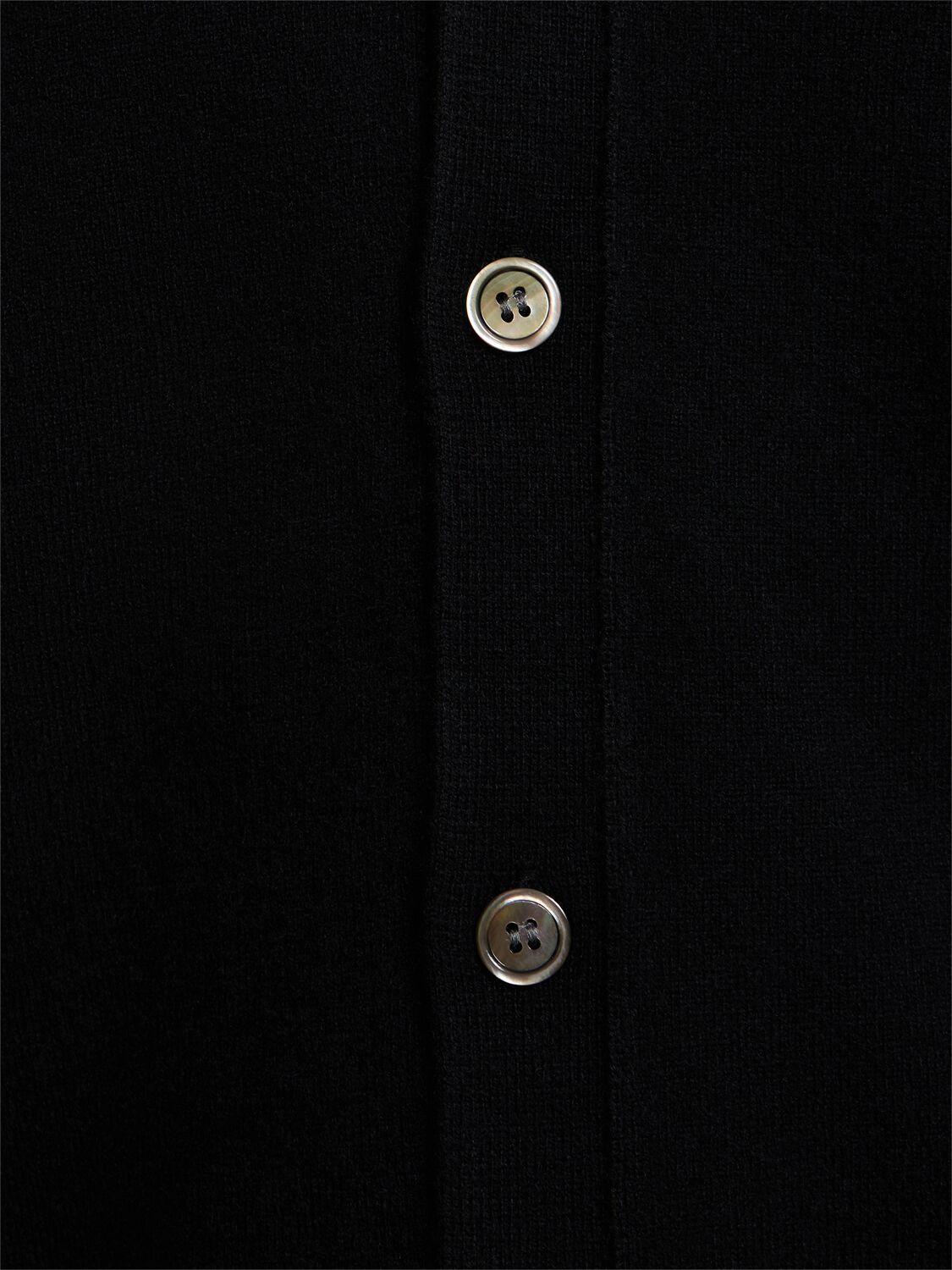 Shop Comme Des Garçons Shirt Forever Two-tone Wool Cardigan In Black/navy