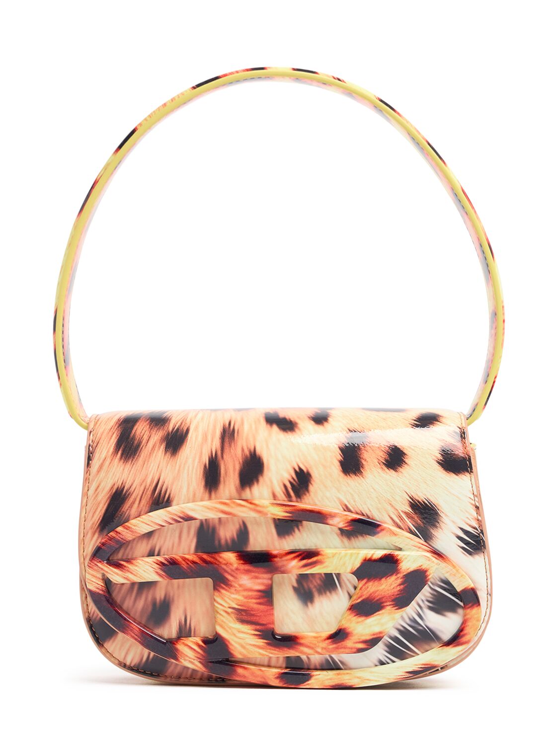 Shop Diesel 1dr Printed Shoulder Bag In Printed Glossy