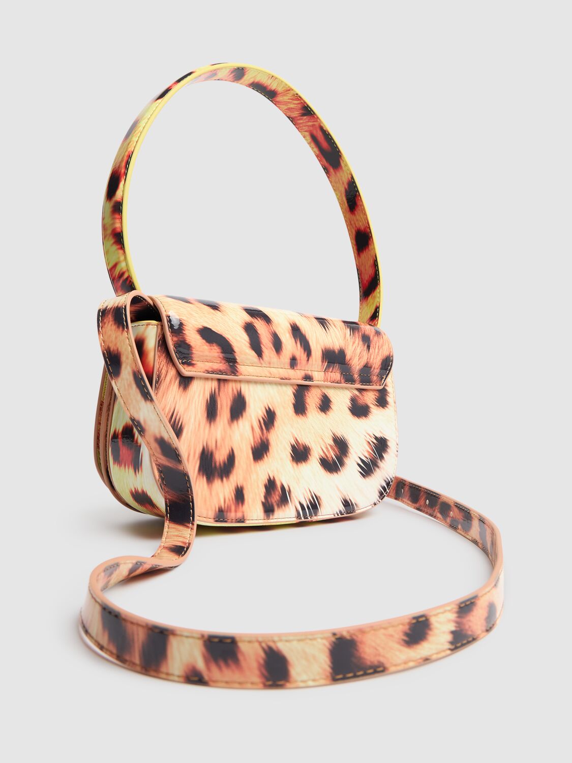 Shop Diesel 1dr Printed Shoulder Bag In Printed Glossy