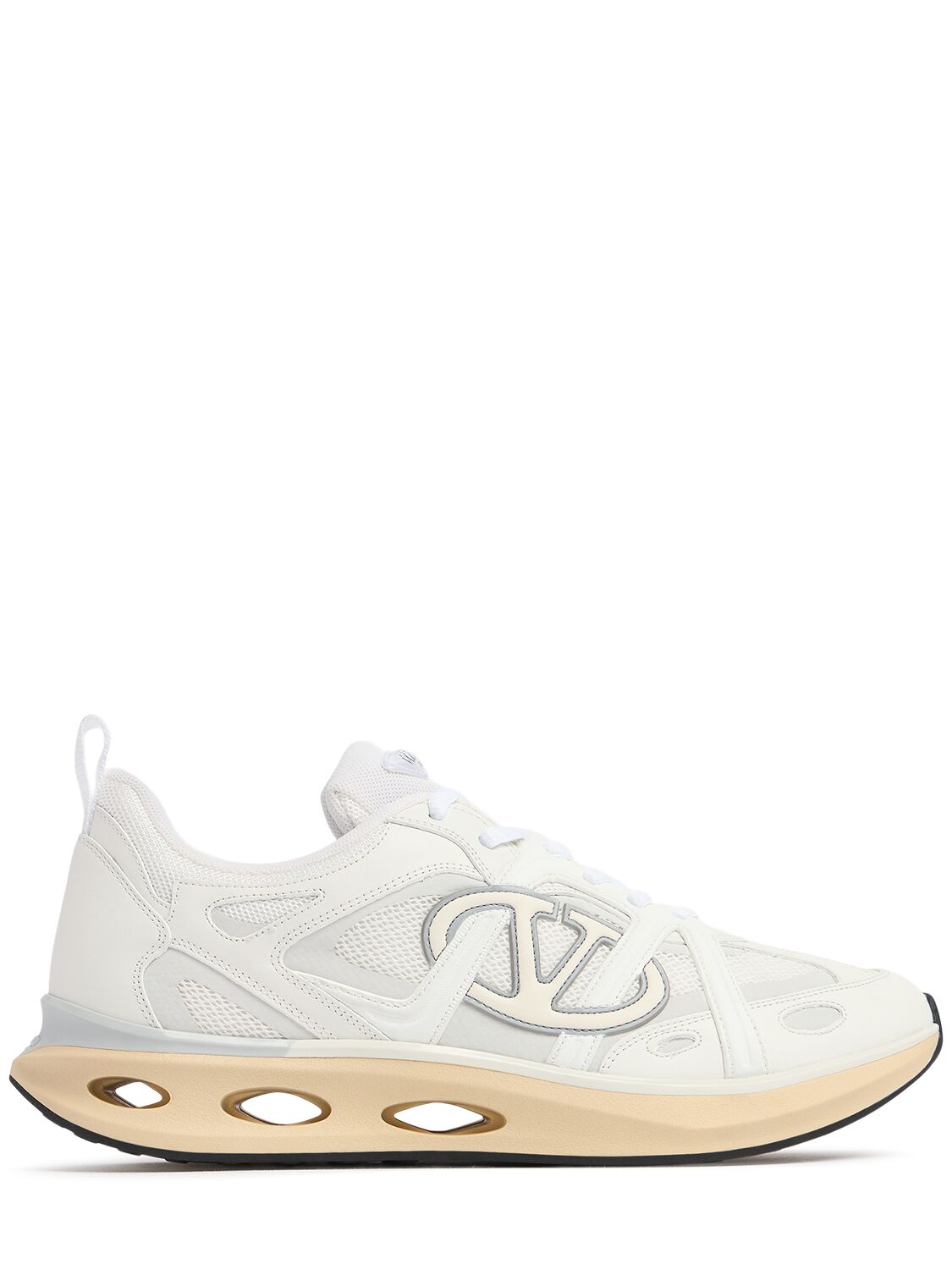 Shop Valentino Vlogo Low Top Sneakers In White