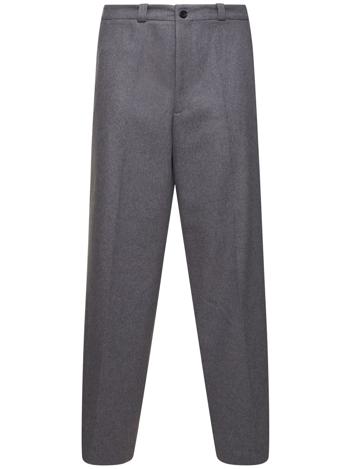 Cellar Door Gabri Wool Blend Pants In Grey