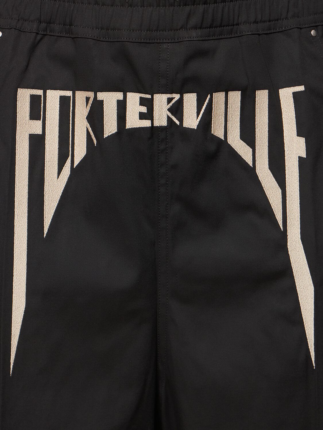 Shop Rick Owens Porterville Wide Bela Pants In Black/pearl