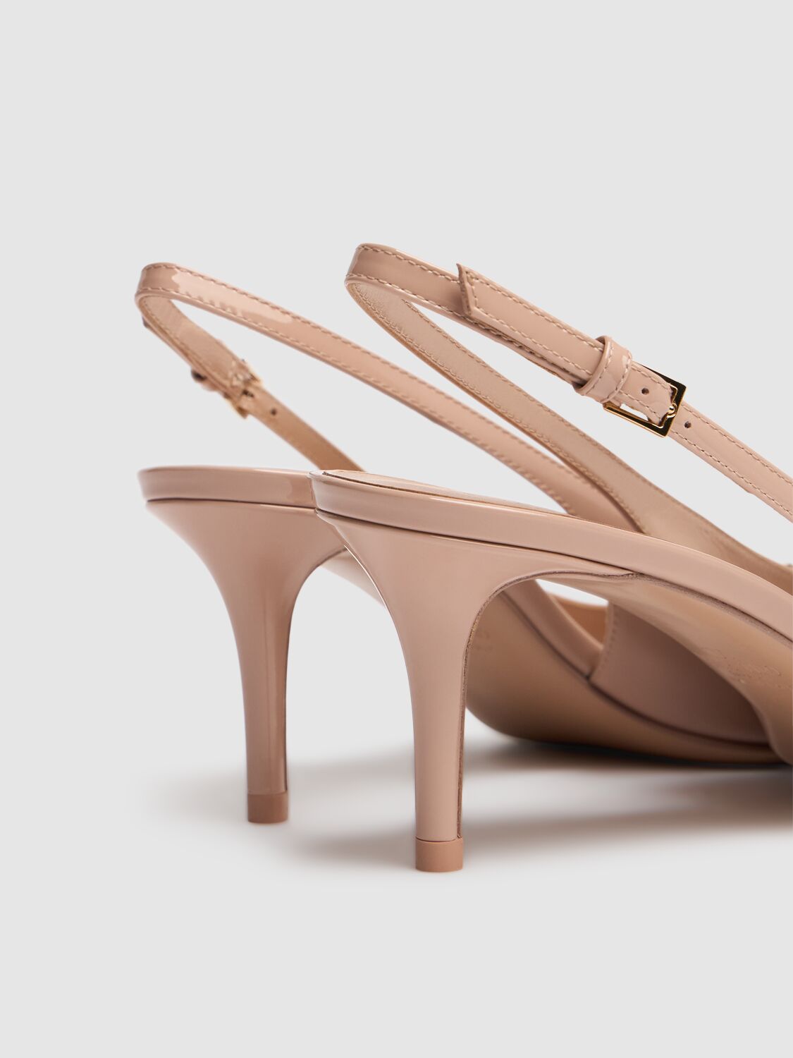 VALENTINO GARAVANI 60MM VLOGO LEATHER SLINGBACKS 