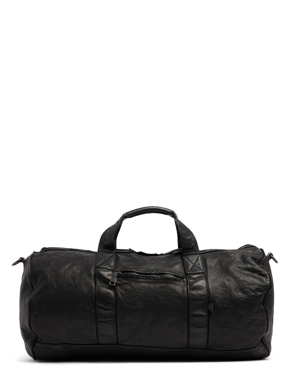 Officine Creative Recruit Smooth Leather Duffle Bag In Black