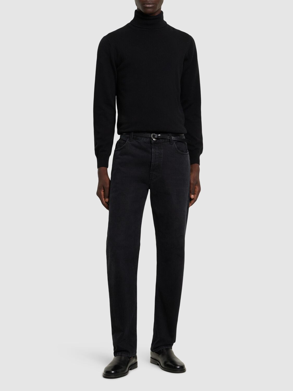 Shop Piacenza Cashmere Cashmere Knit Turtleneck Sweater In Black