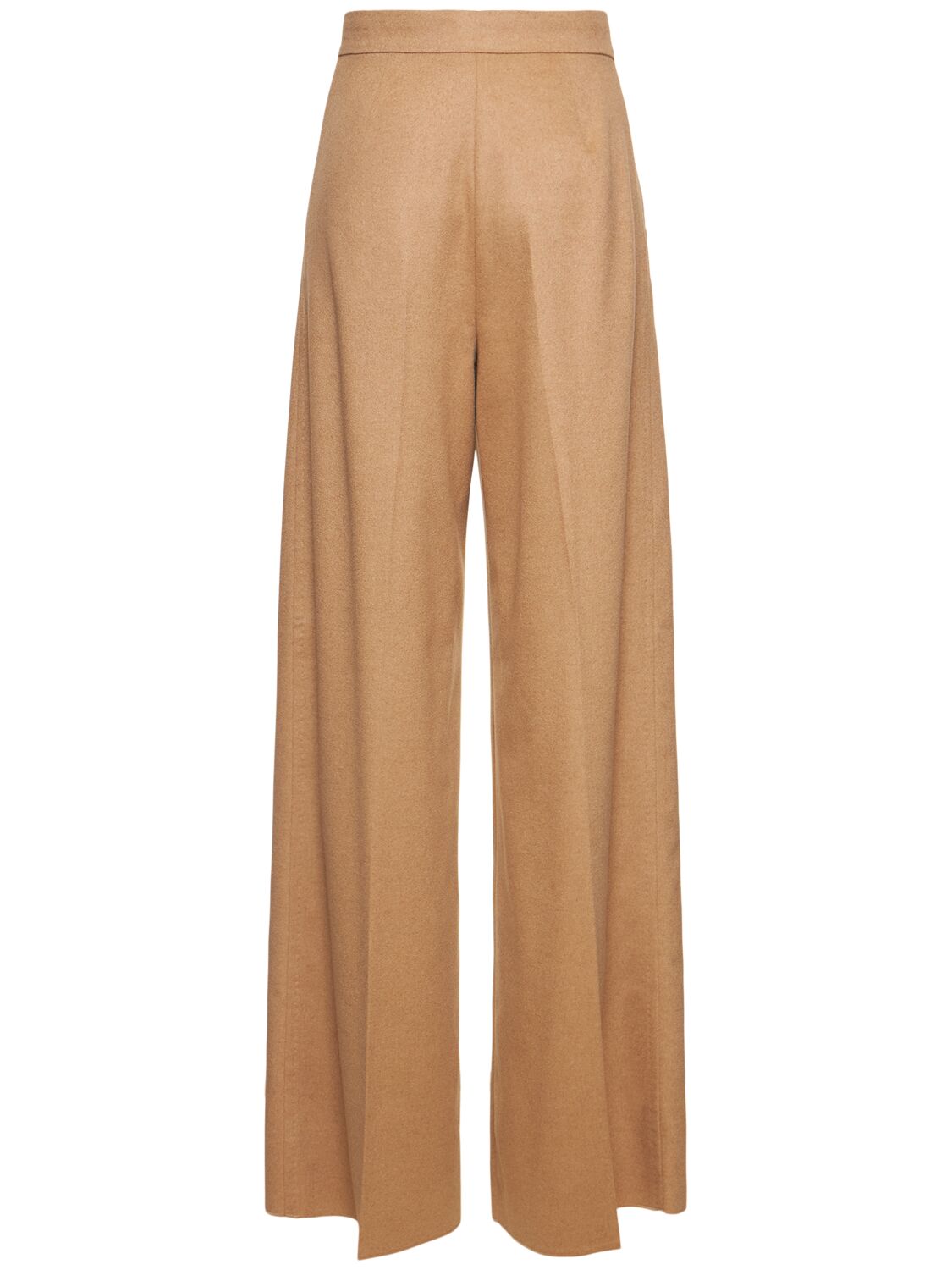 Shop Max Mara Fagus Camel Wide Leg Pants