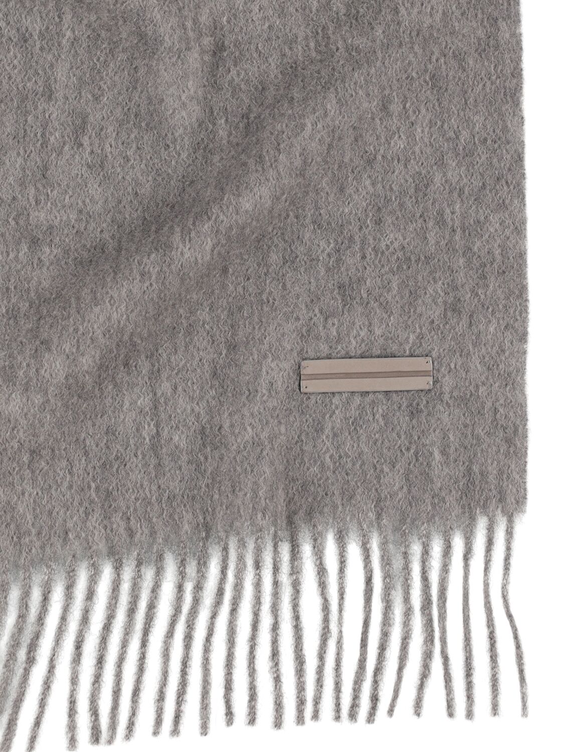 Shop Zegna Oasi Cashmere Scarf In Grey