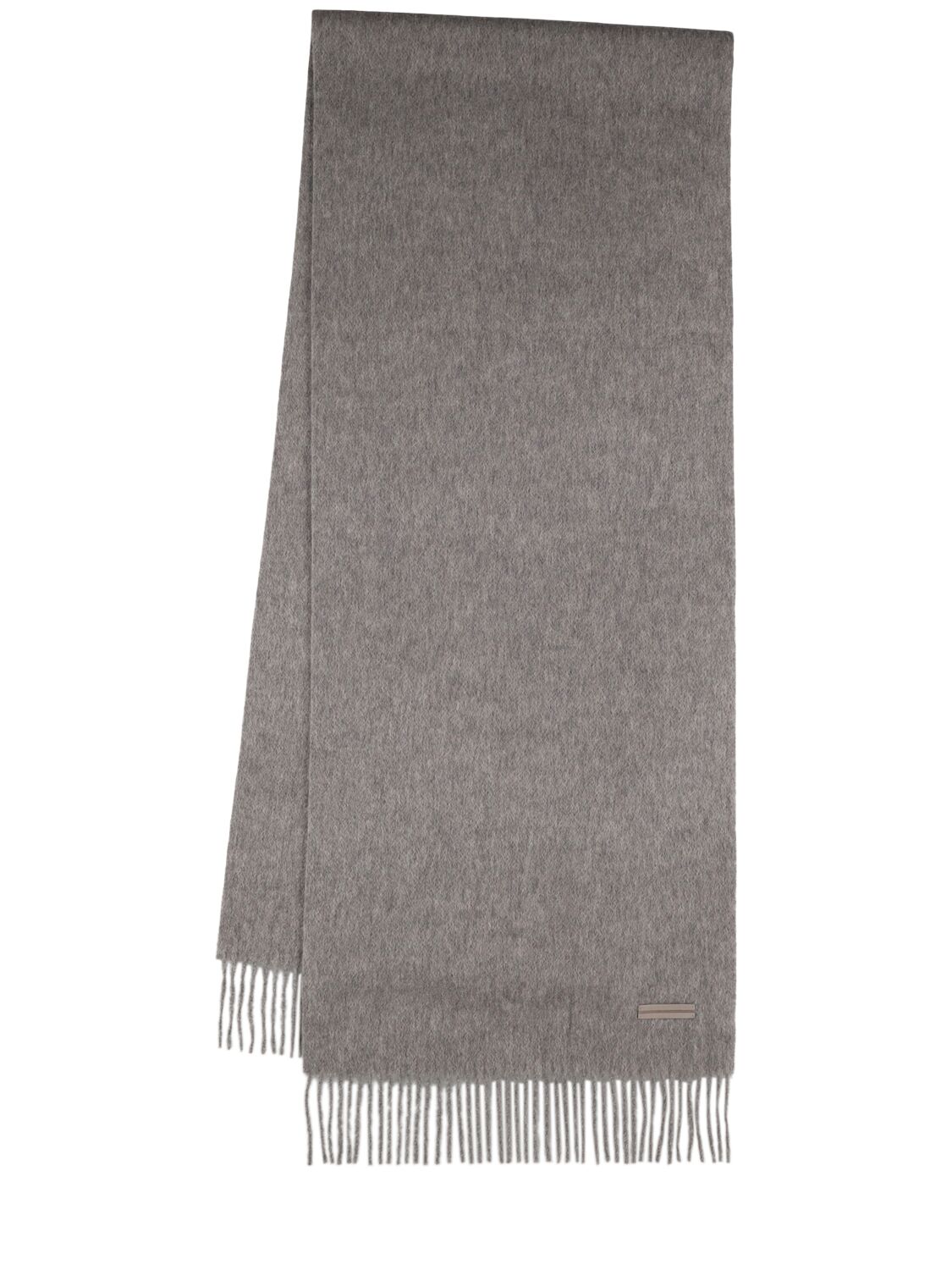 Zegna Oasi Cashmere Scarf In Grey