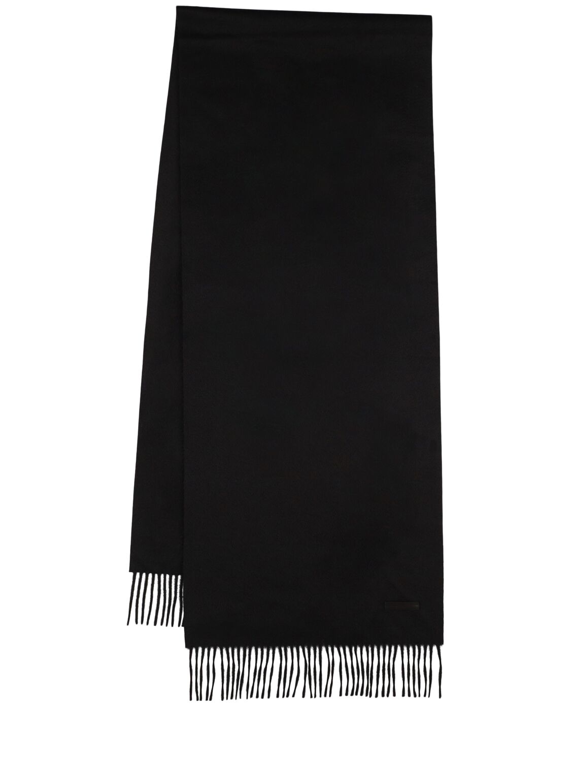 Zegna Oasi Cashmere Scarf In Black