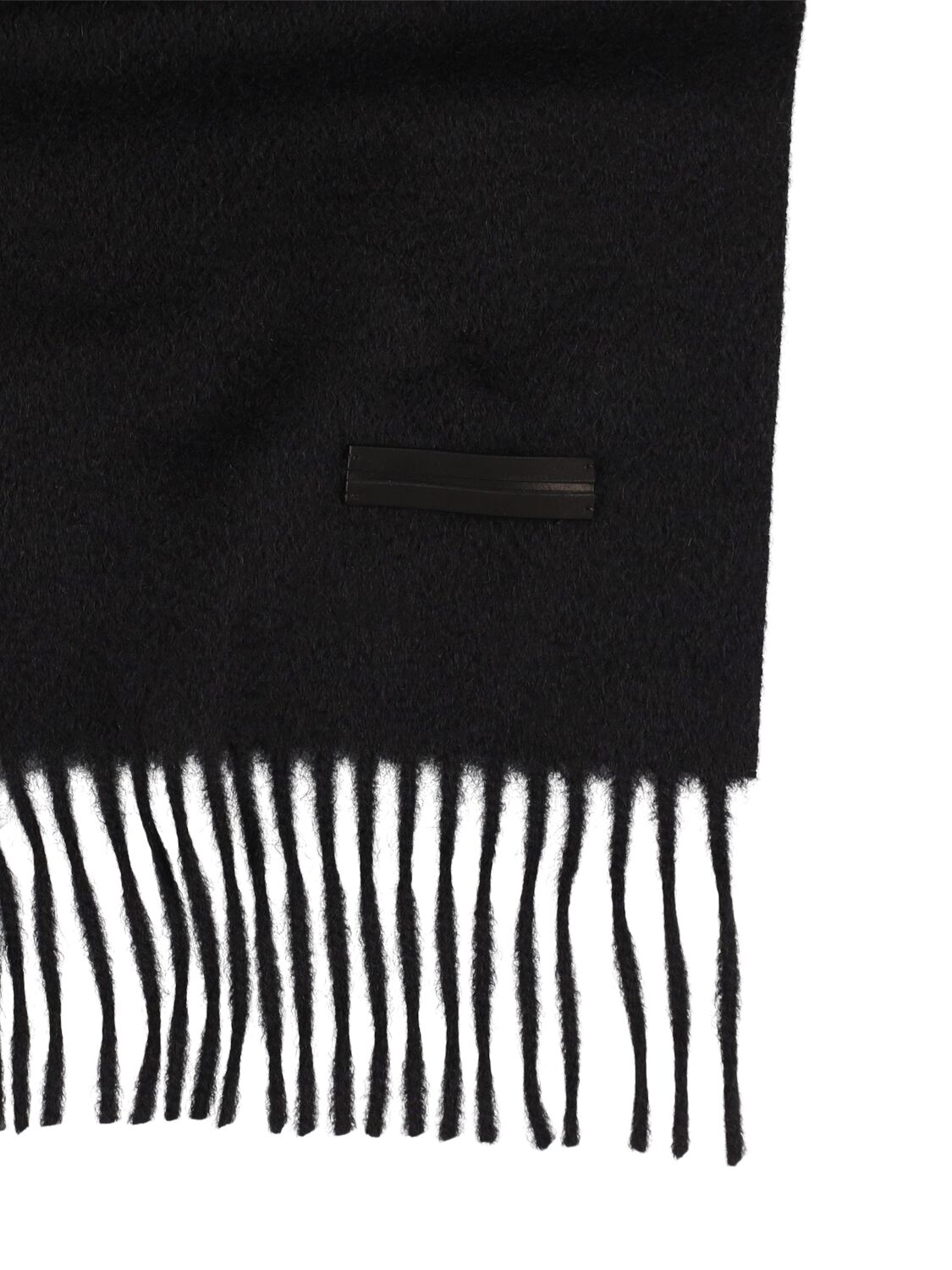 Shop Zegna Oasi Cashmere Scarf In Black