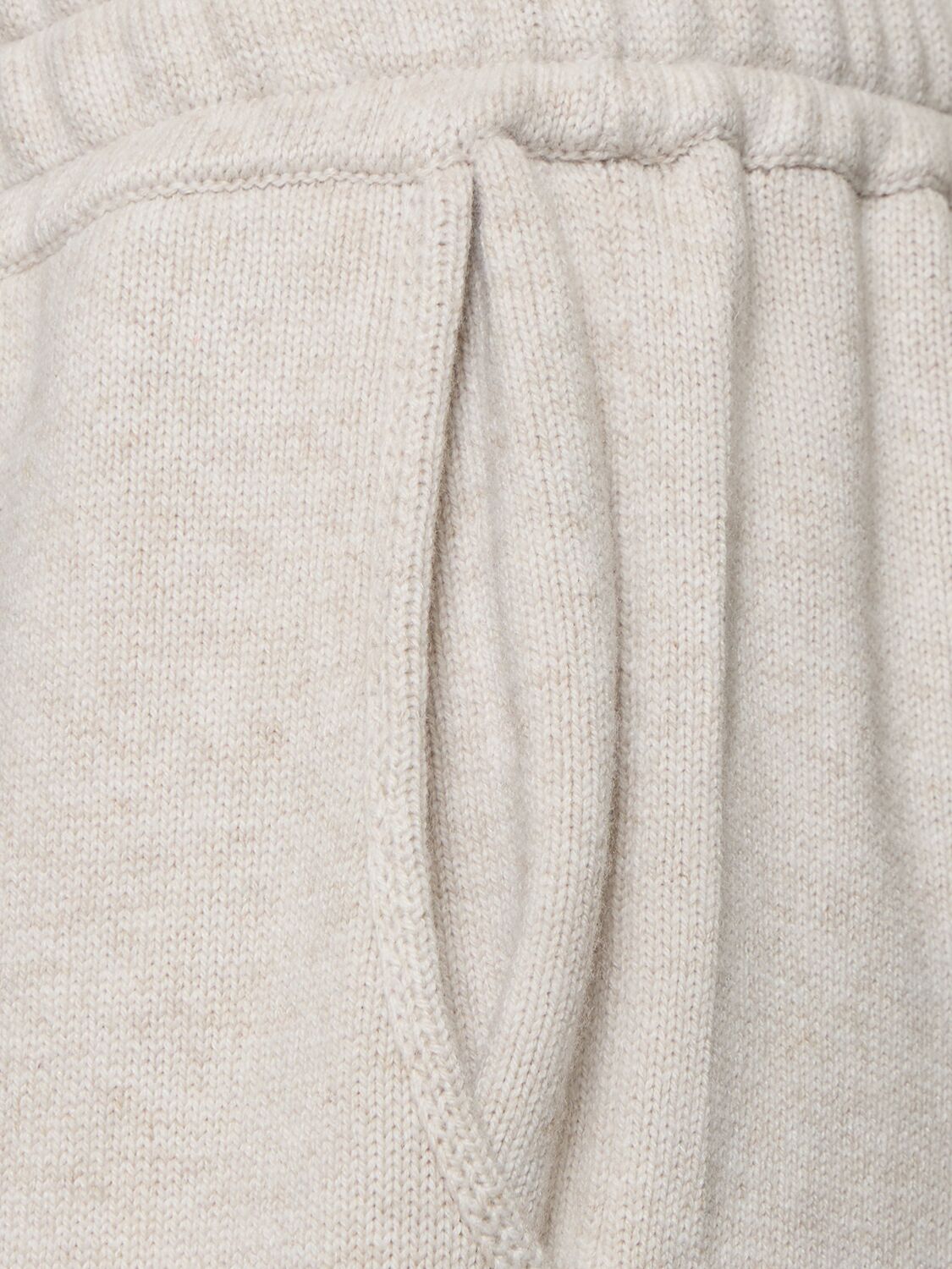 Shop Brunello Cucinelli Wool Blend Sweatpants In Light Grey