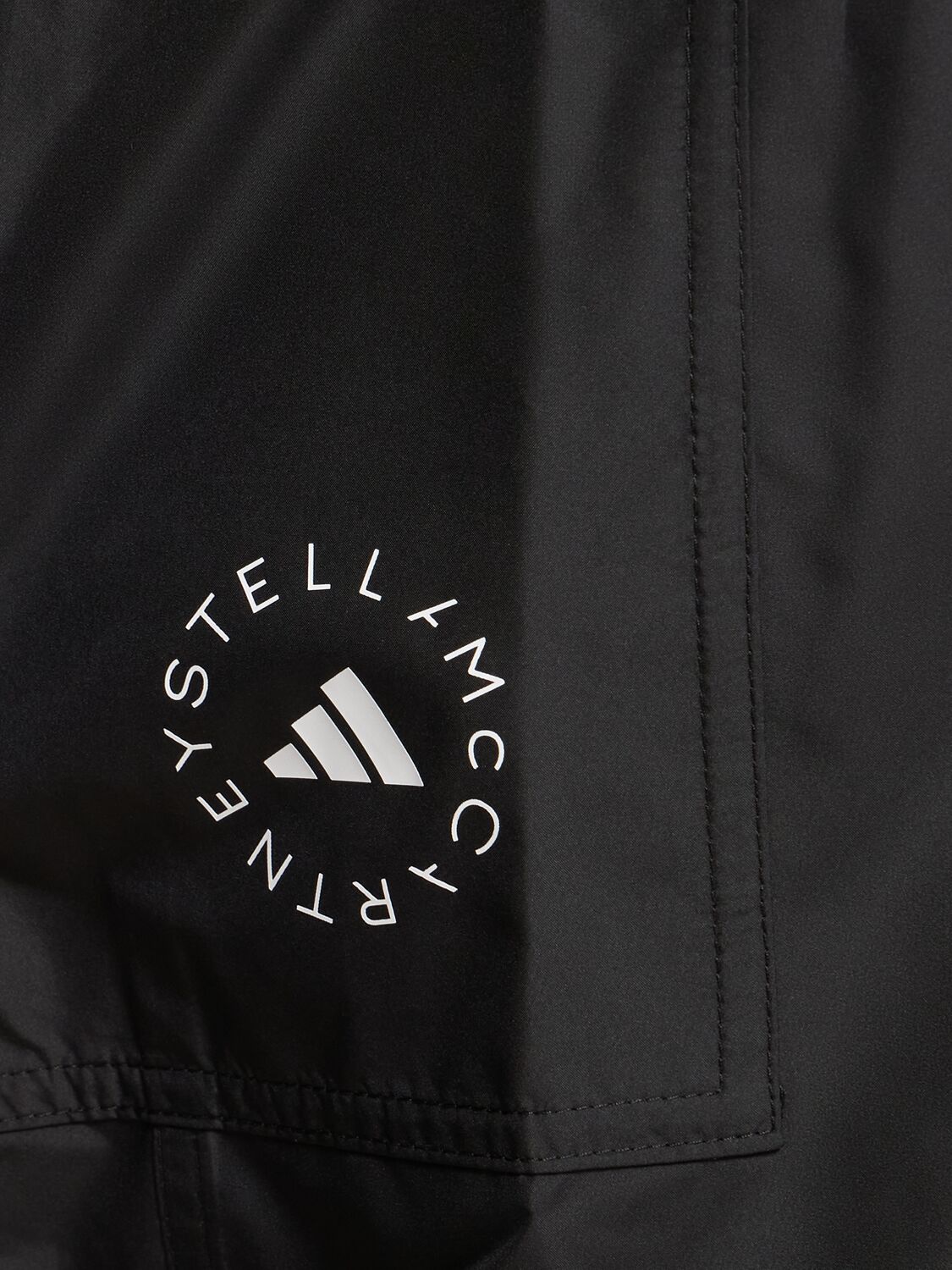 Shop Adidas By Stella Mccartney Woven Parka In Black