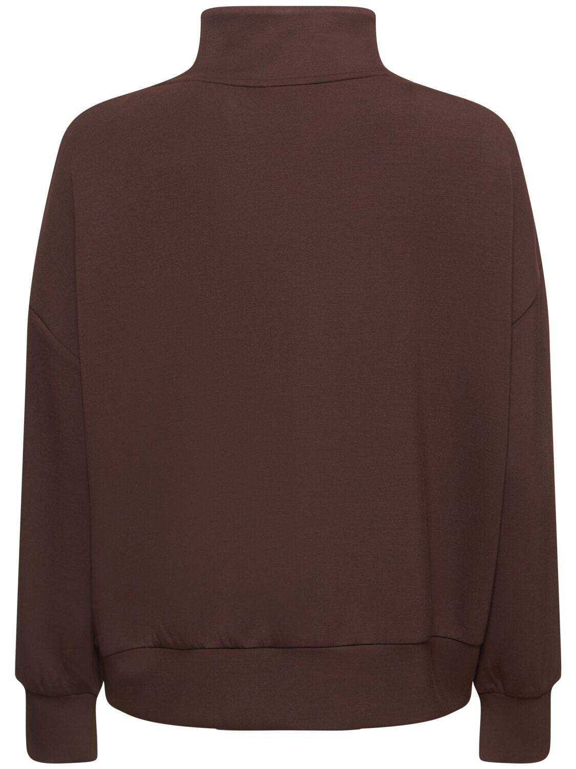 Varley Hawley Half Zip Knit Sweater In Coffee Bean