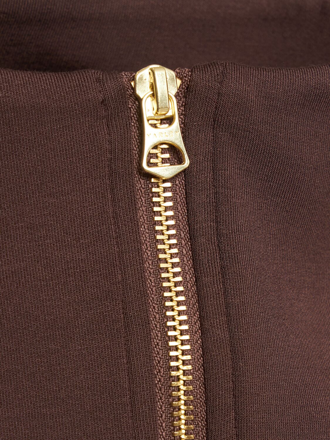 Varley Hawley Half Zip Knit Sweater In Coffee Bean