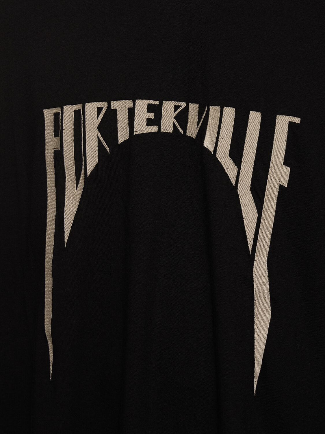 Shop Rick Owens Tommy T Porterville T-shirt In Black/pearl