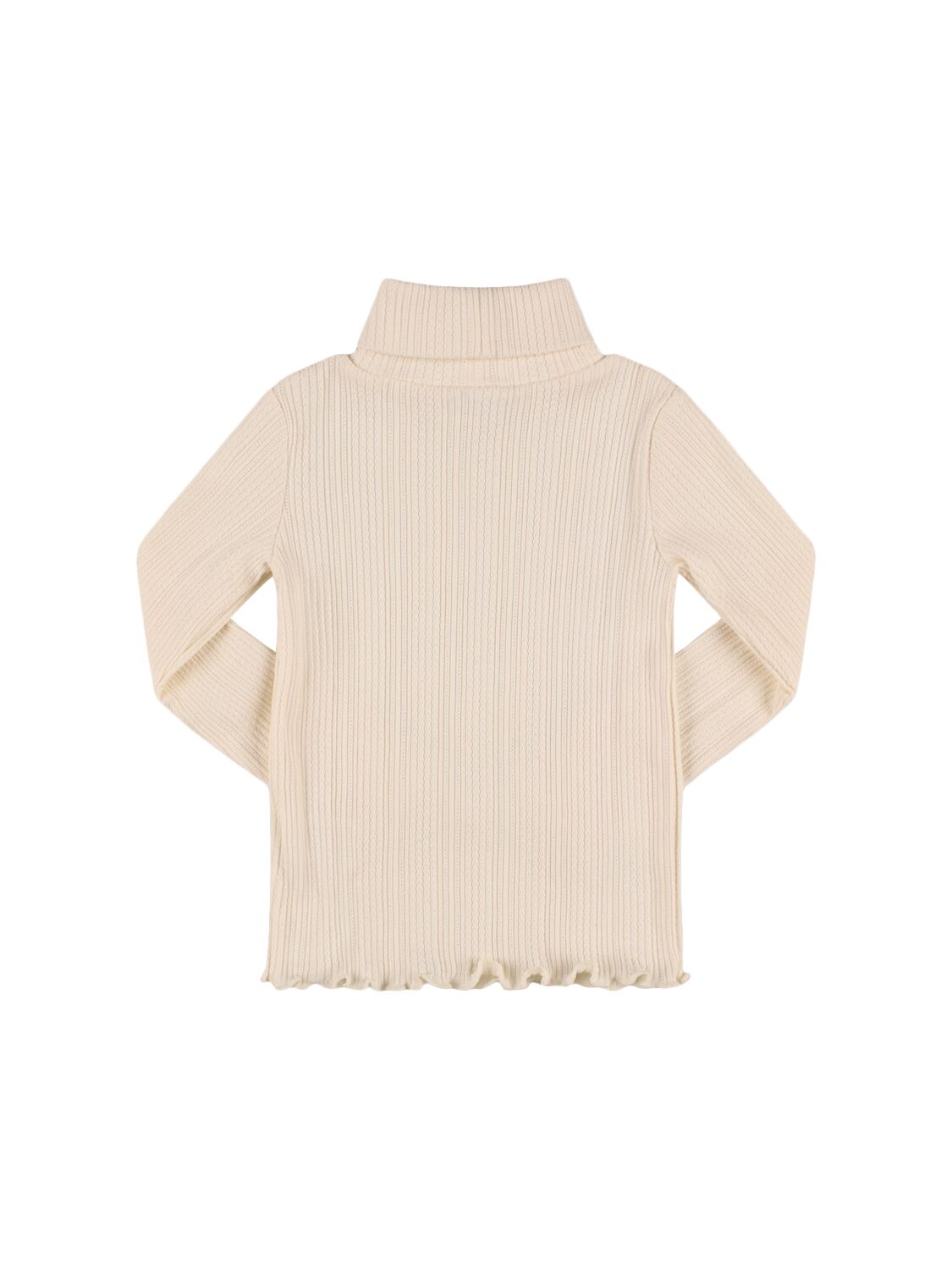 BONPOINT COTTON JERSEY LONG SLEEVED T-SHIRT 