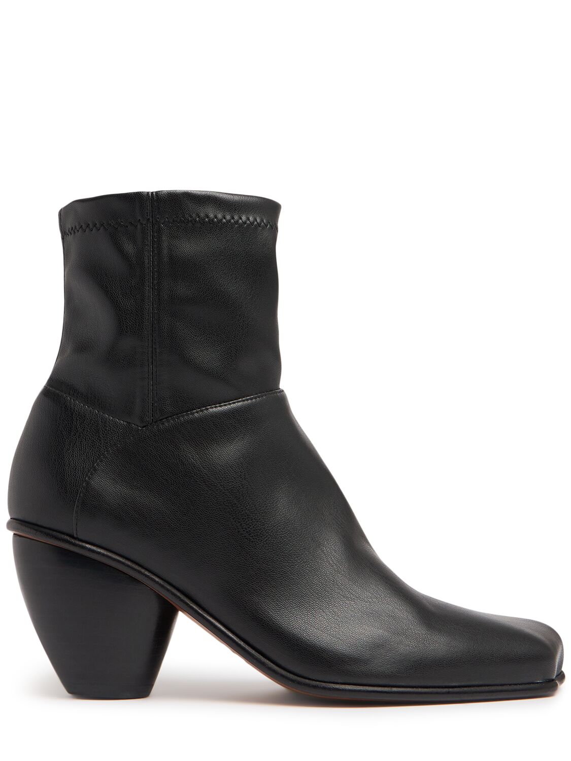 Vivienne Westwood 65mm Atom Faux Leather Ankle Boots In Black