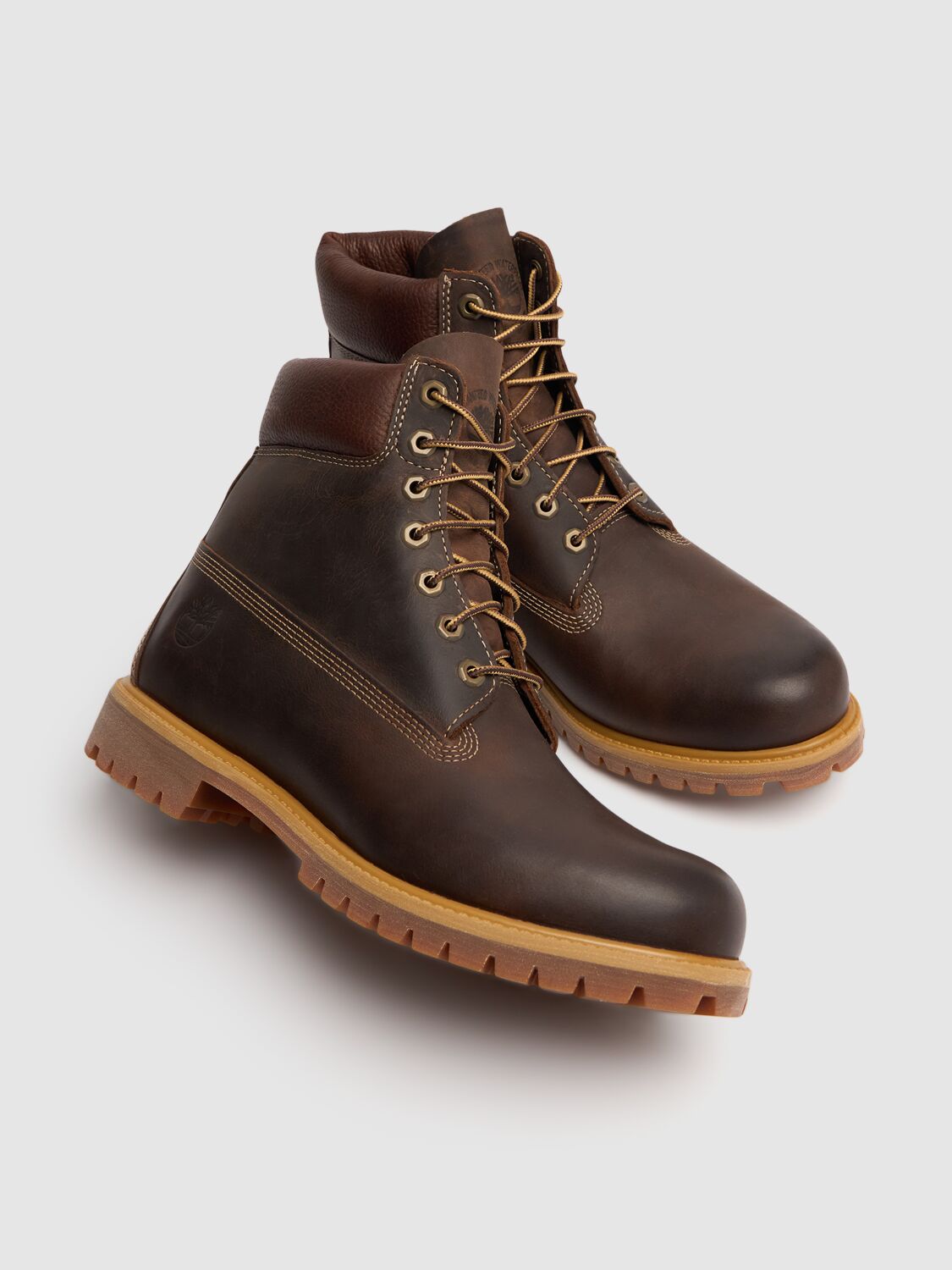 Shop Timberland 6 Inch Premium Waterproof Lace-up Boots In 棕色