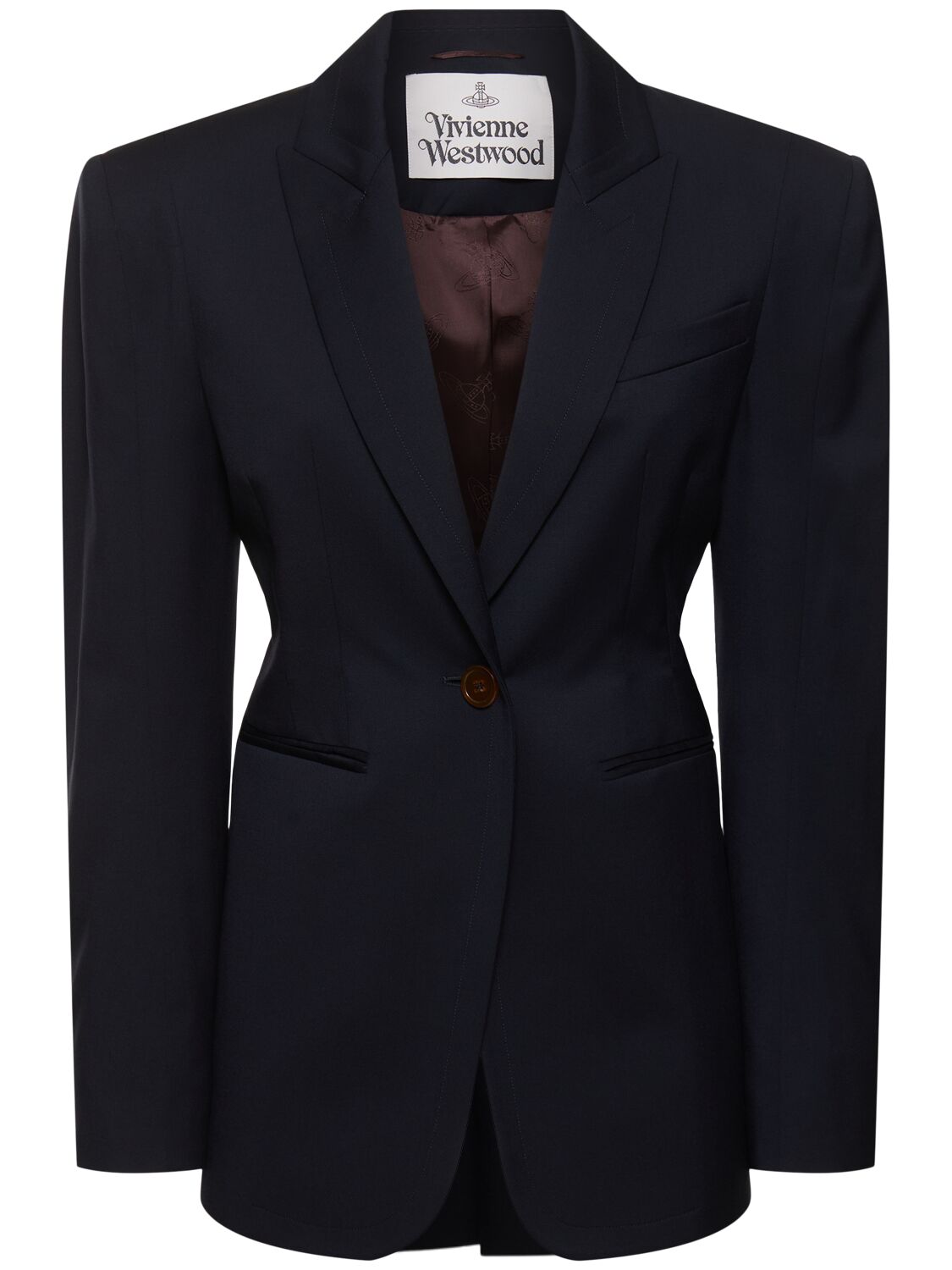 Vivienne Westwood Alien Lauren Single Breast Over Blazer In Navy