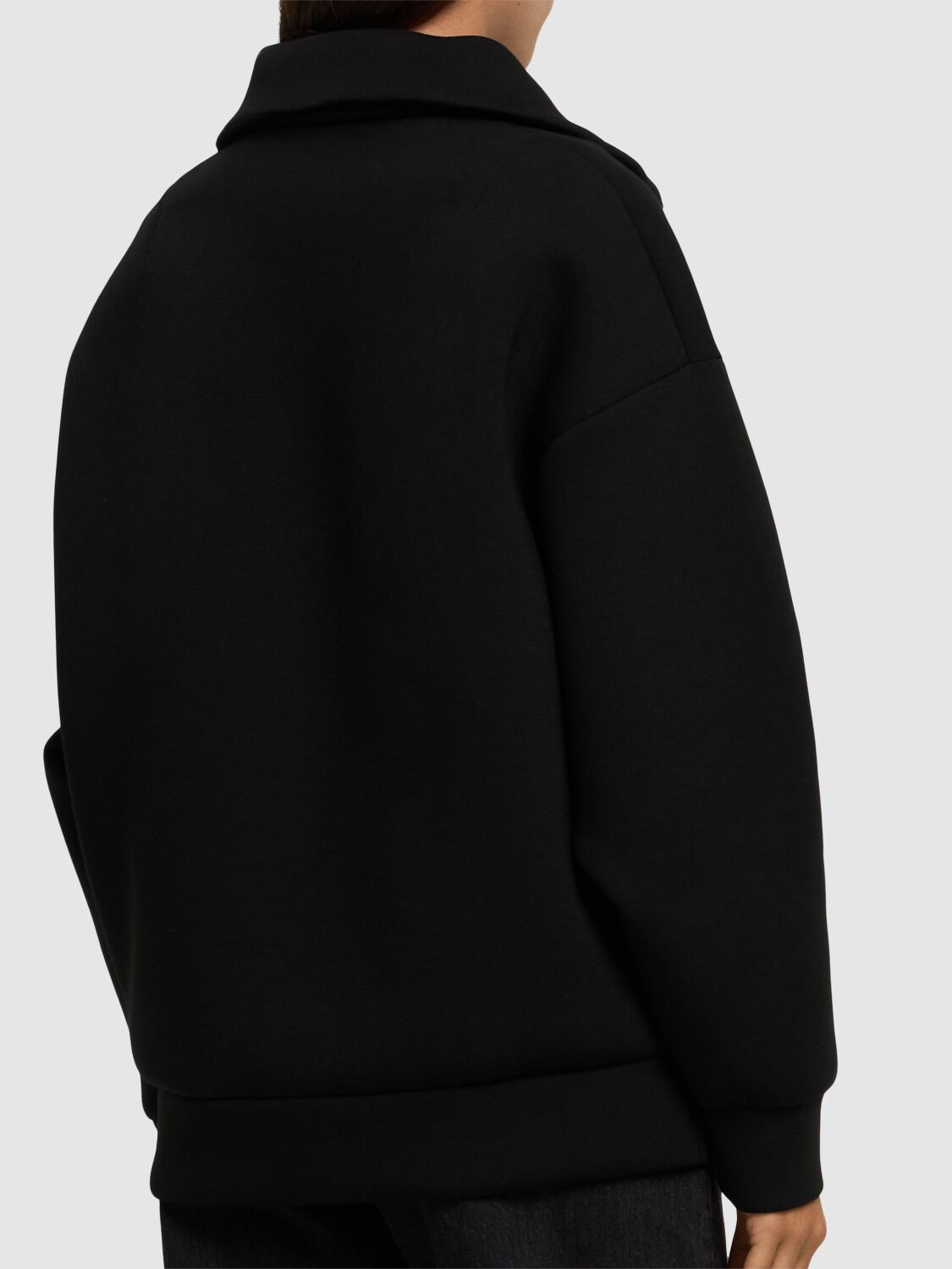 GUCCI VISCOSE JERSEY ZIP SWEATSHIRT 