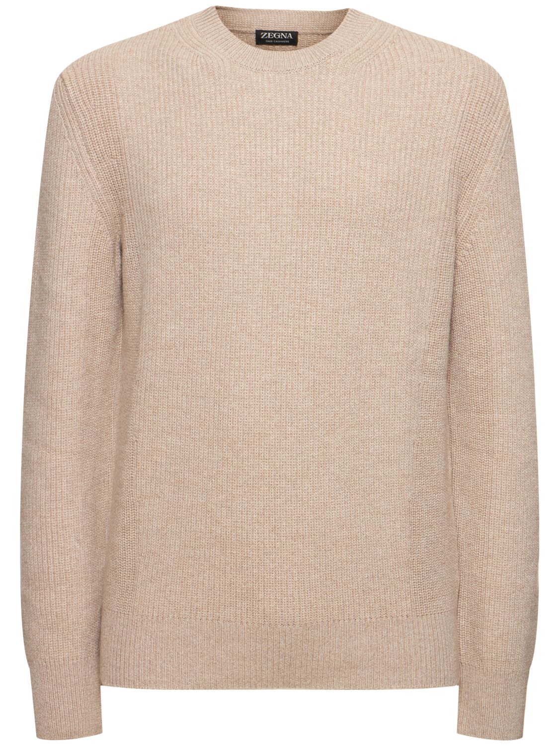 Zegna Oasi Cashmere Crewneck Sweater In Piedicavallo