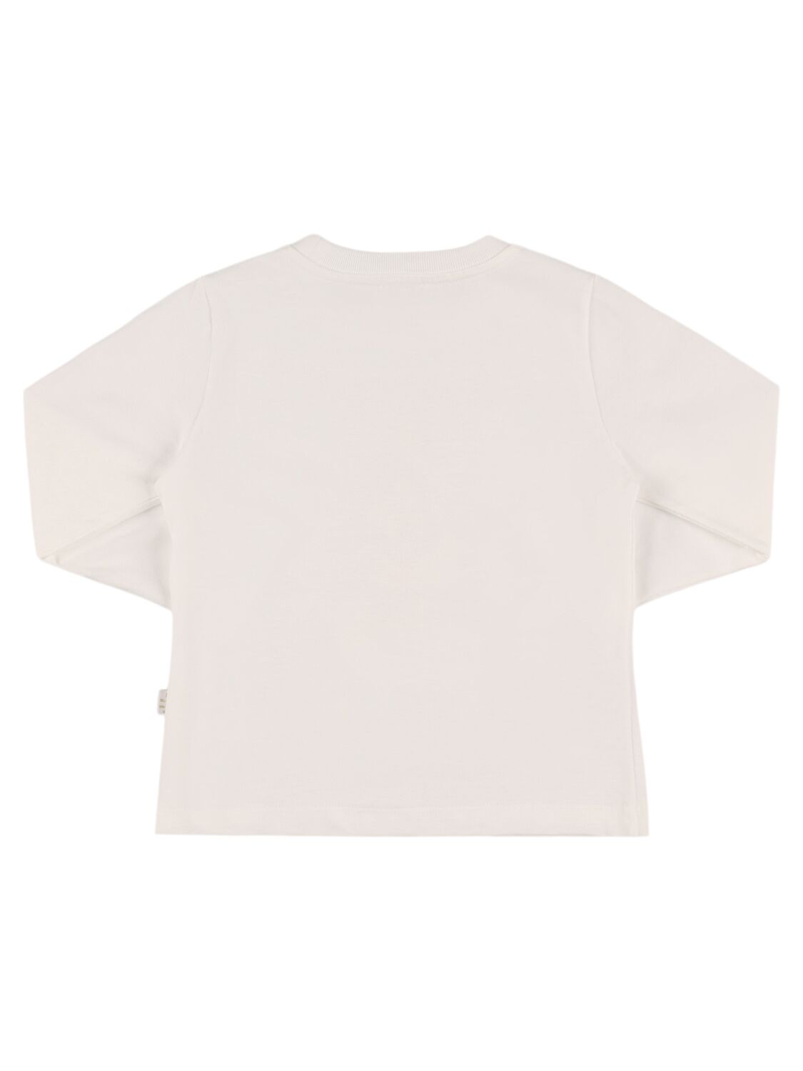 Shop Il Gufo Printed Cotton Jersey T-shirt In White