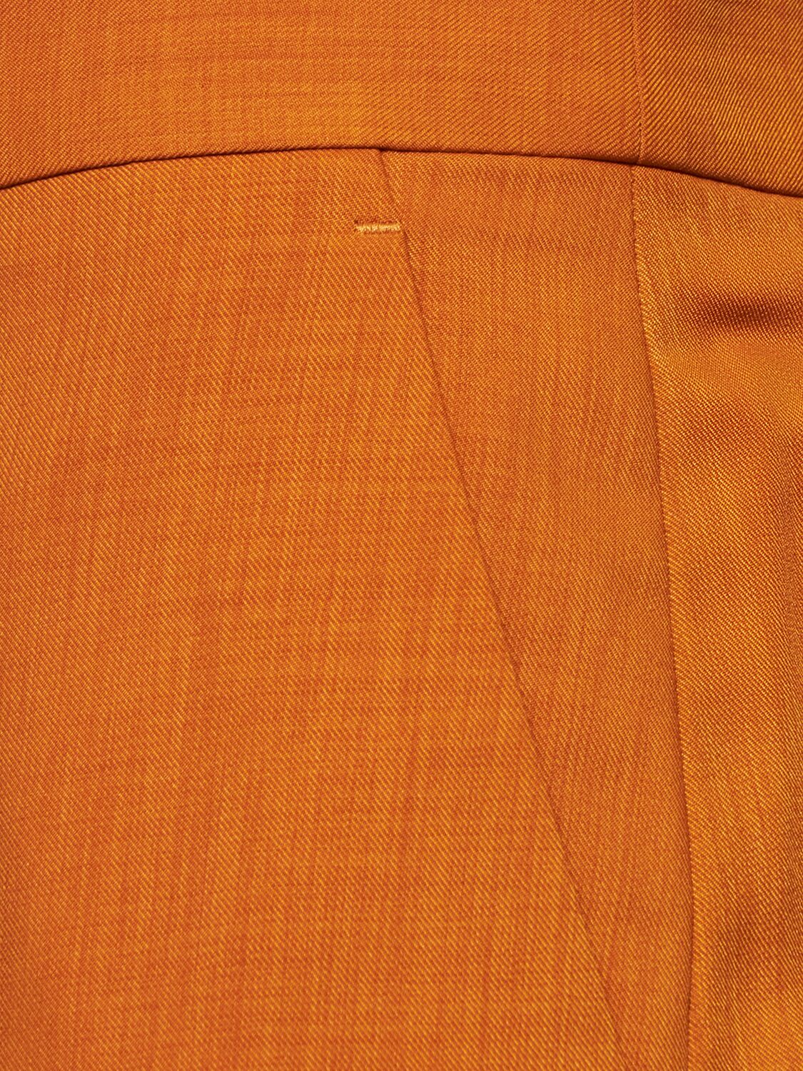 Shop Tory Burch Tailored Stretch Tech Pants In Brown