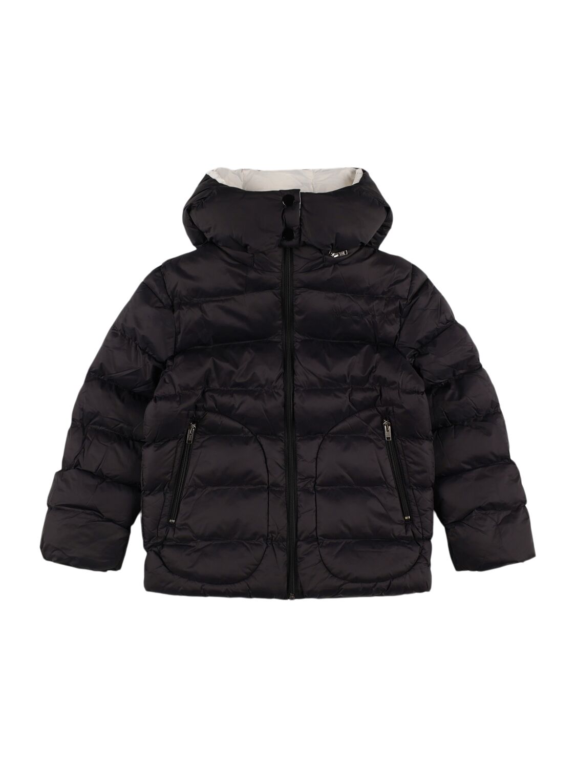 Marni Junior Poly Puffer Jacket In Black