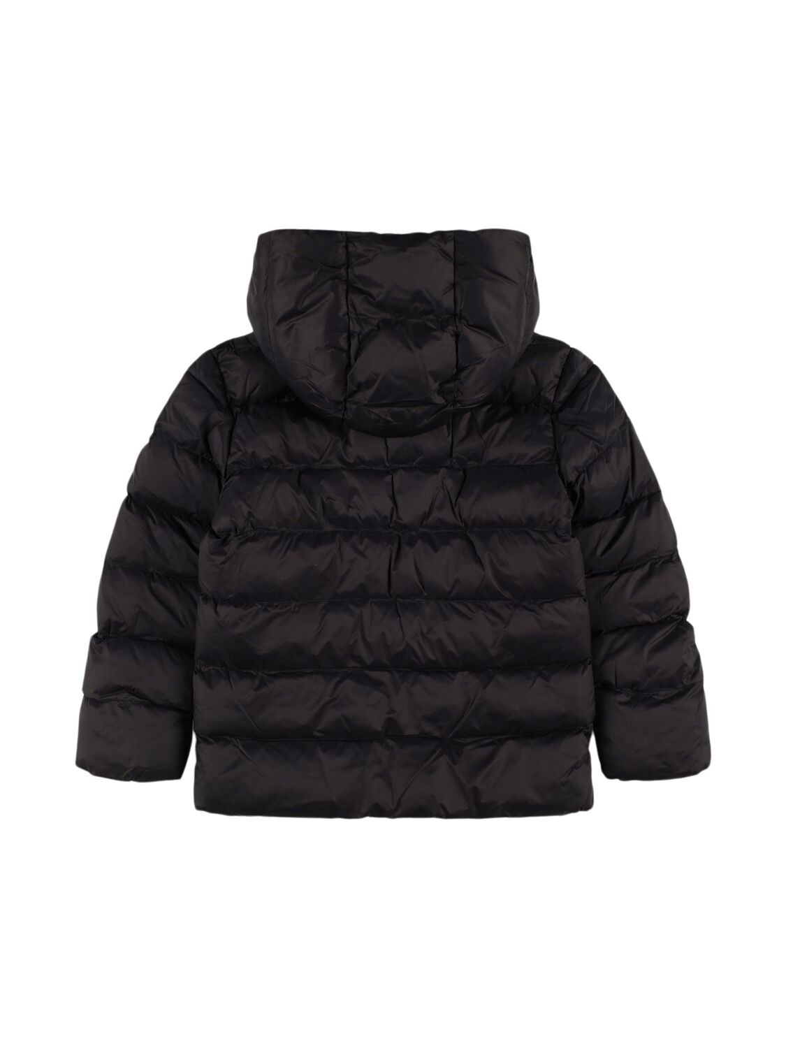 Shop Marni Junior Poly Puffer Jacket In Black