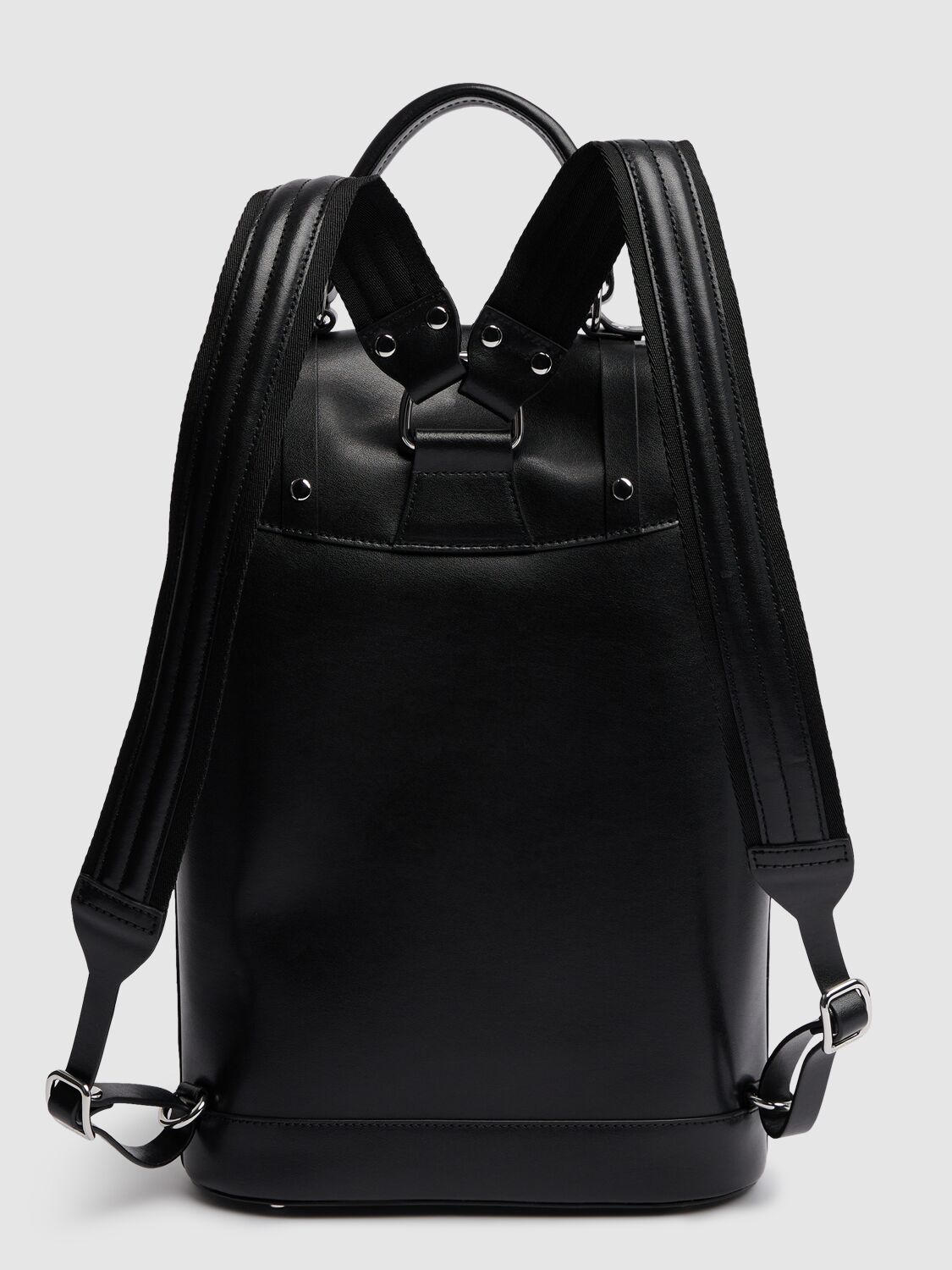 Shop Vivienne Westwood Max Smooth Leather Backpack In Black