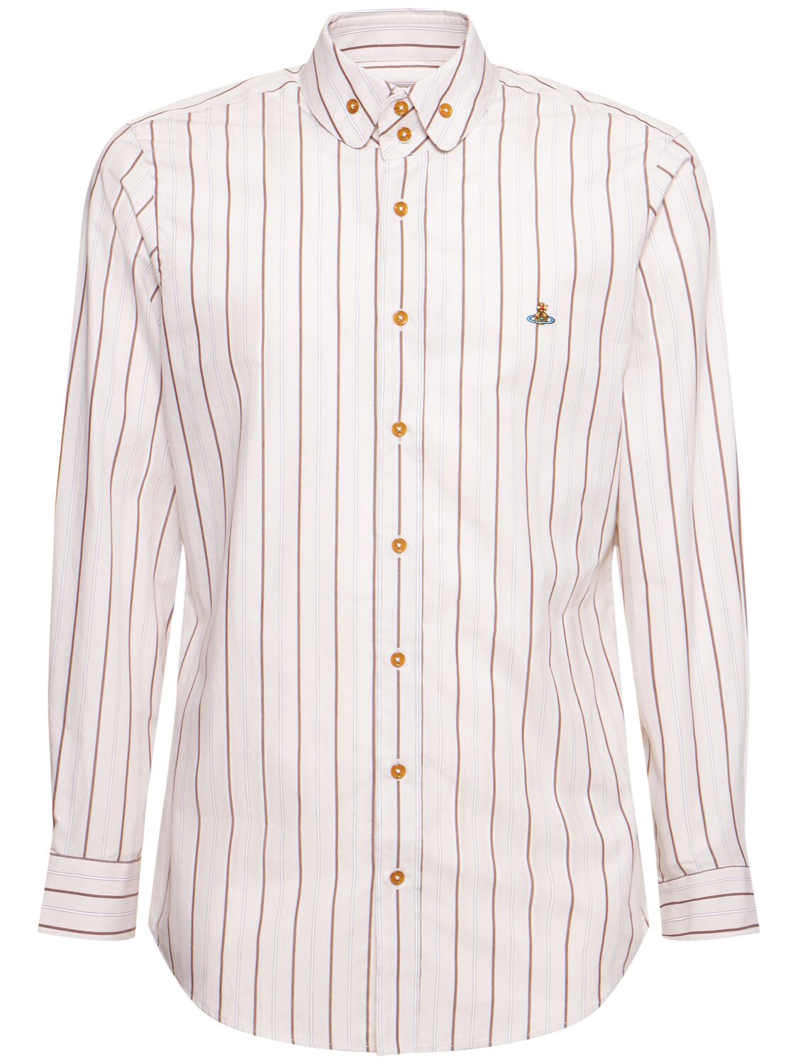 Shop Vivienne Westwood Krall 2-button Shirt In Beige