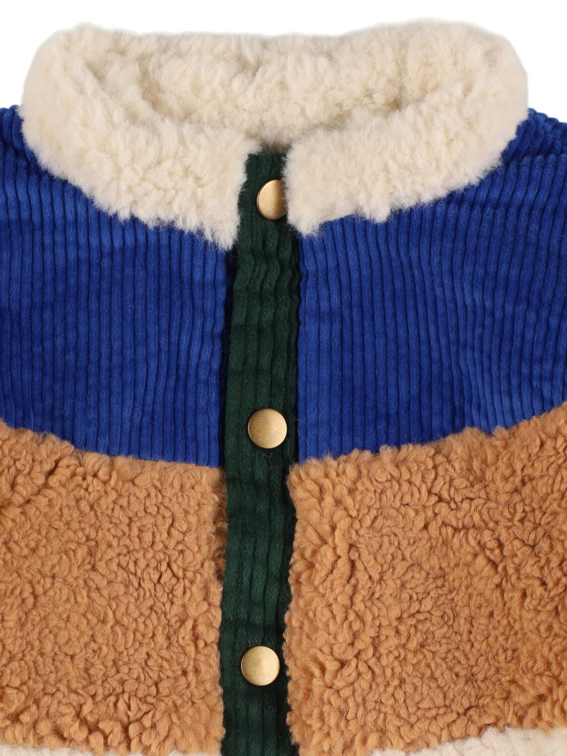 LOUISE MISHA COLOR BLOCK TEDDY JACKET 