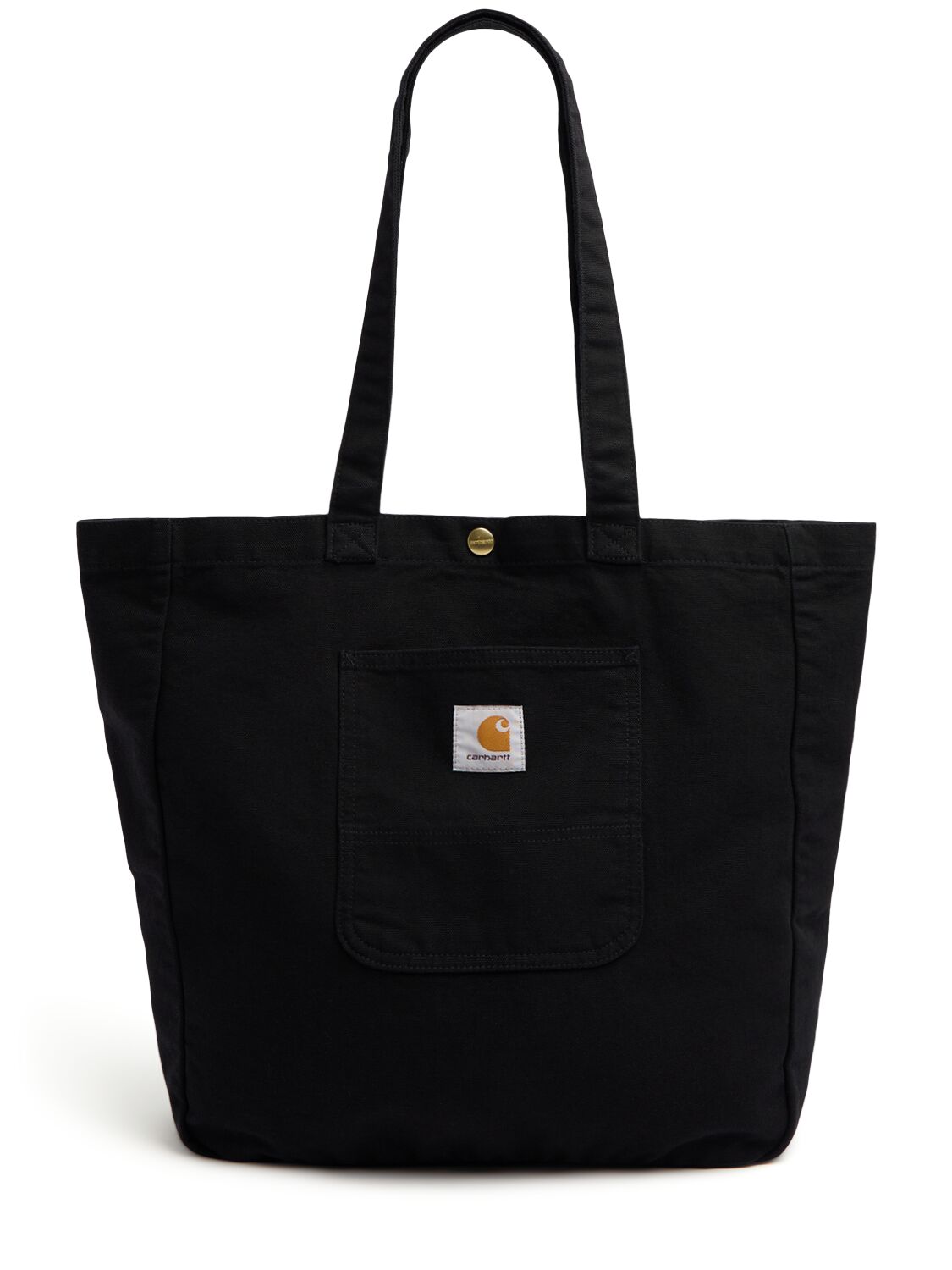 Carhartt Bayfield Canvas Tote In Rinsed Black