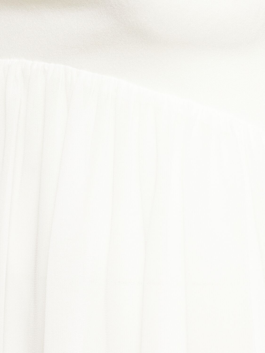 Jacquemus La Robe Peplo Empire Maxi Dress In White
