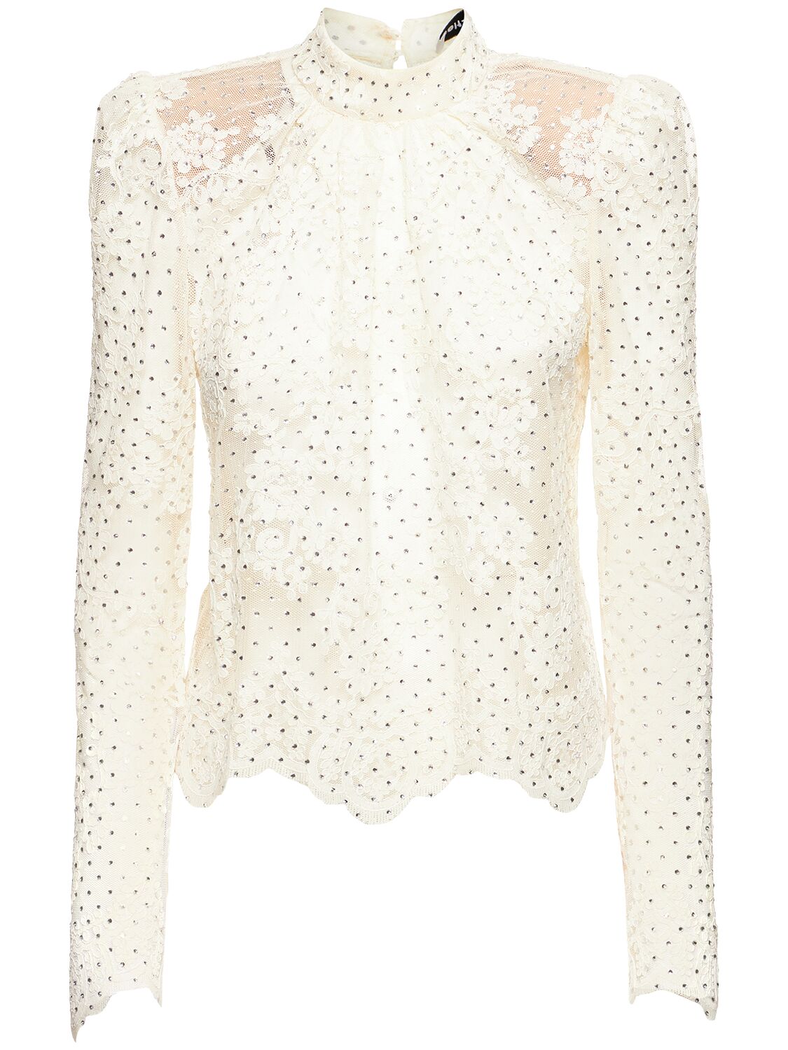 Embellished Lace Shirt