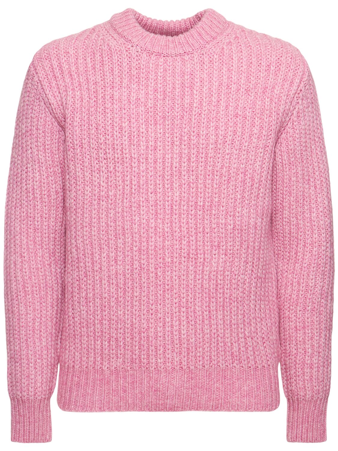 Shop Dunst Unisex Intarsia Sweater In Pink