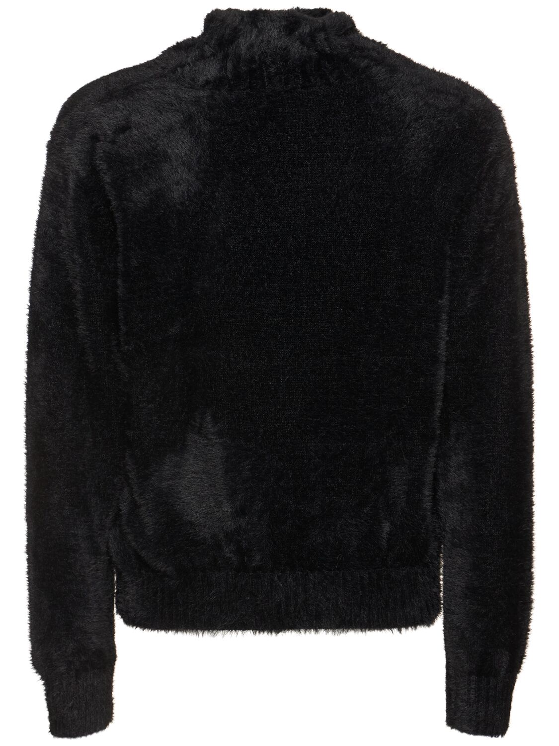 Charles Jeffrey Loverboy Fluffy Ears Balaclava Jumper In Black