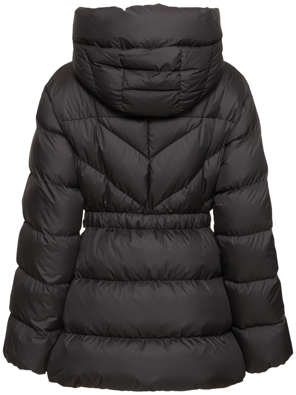 Shop Moncler Brosse Tech Down Jacket In Black