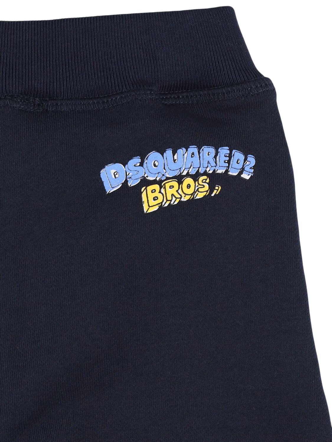Dsquared2 Cotton Sweatpants In Dark Blue
