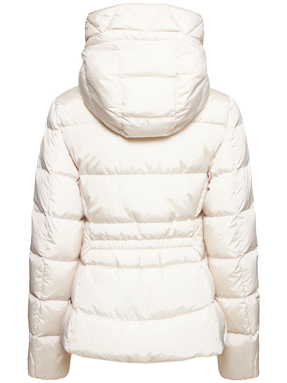 Shop Moncler Avoce Nylon Down Jacket In Tan