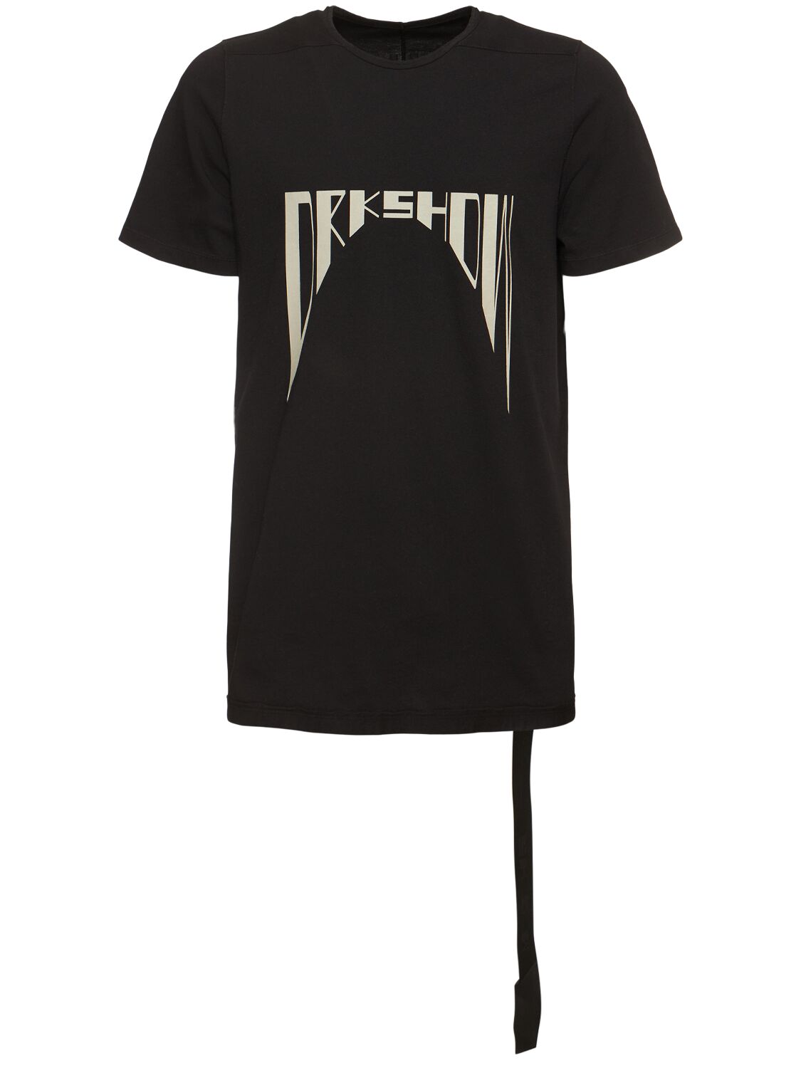 Shop Rick Owens Drkshdw Level T Logo T-shirt In Black/pearl