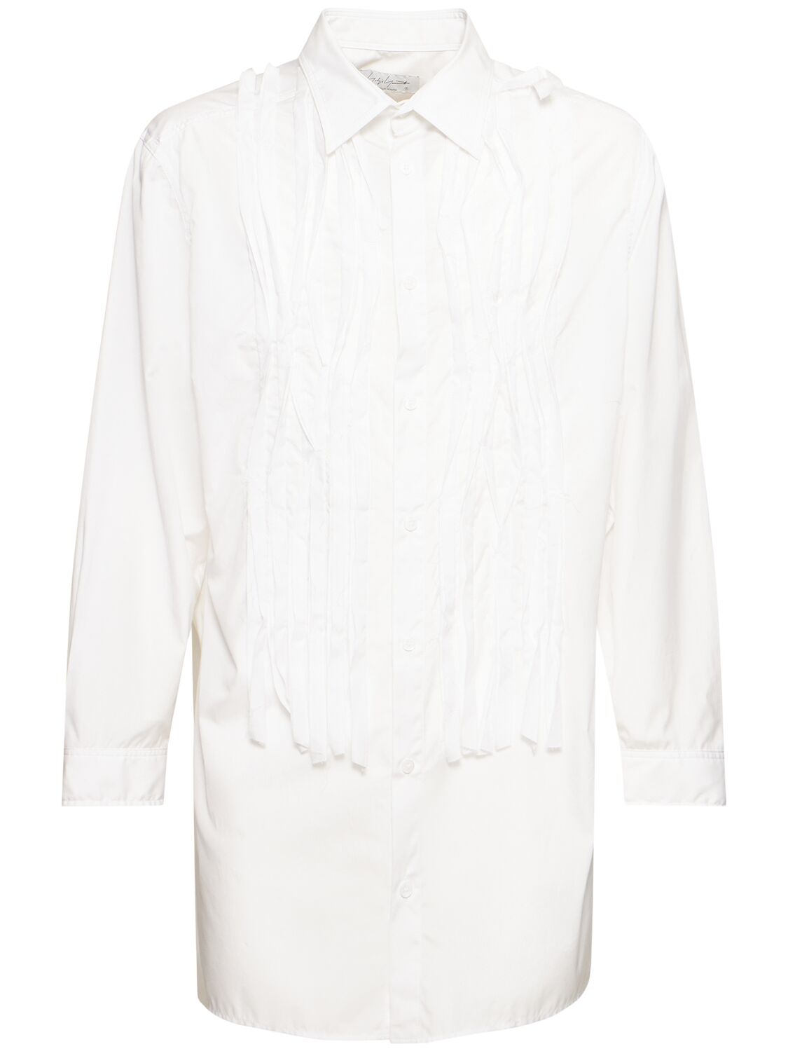 Yohji Yamamoto U-chain Cotton Shirt In White