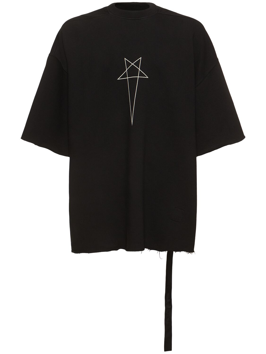 RICK OWENS DRKSHDW TOMMY T PENTAGRAM T-SHIRT