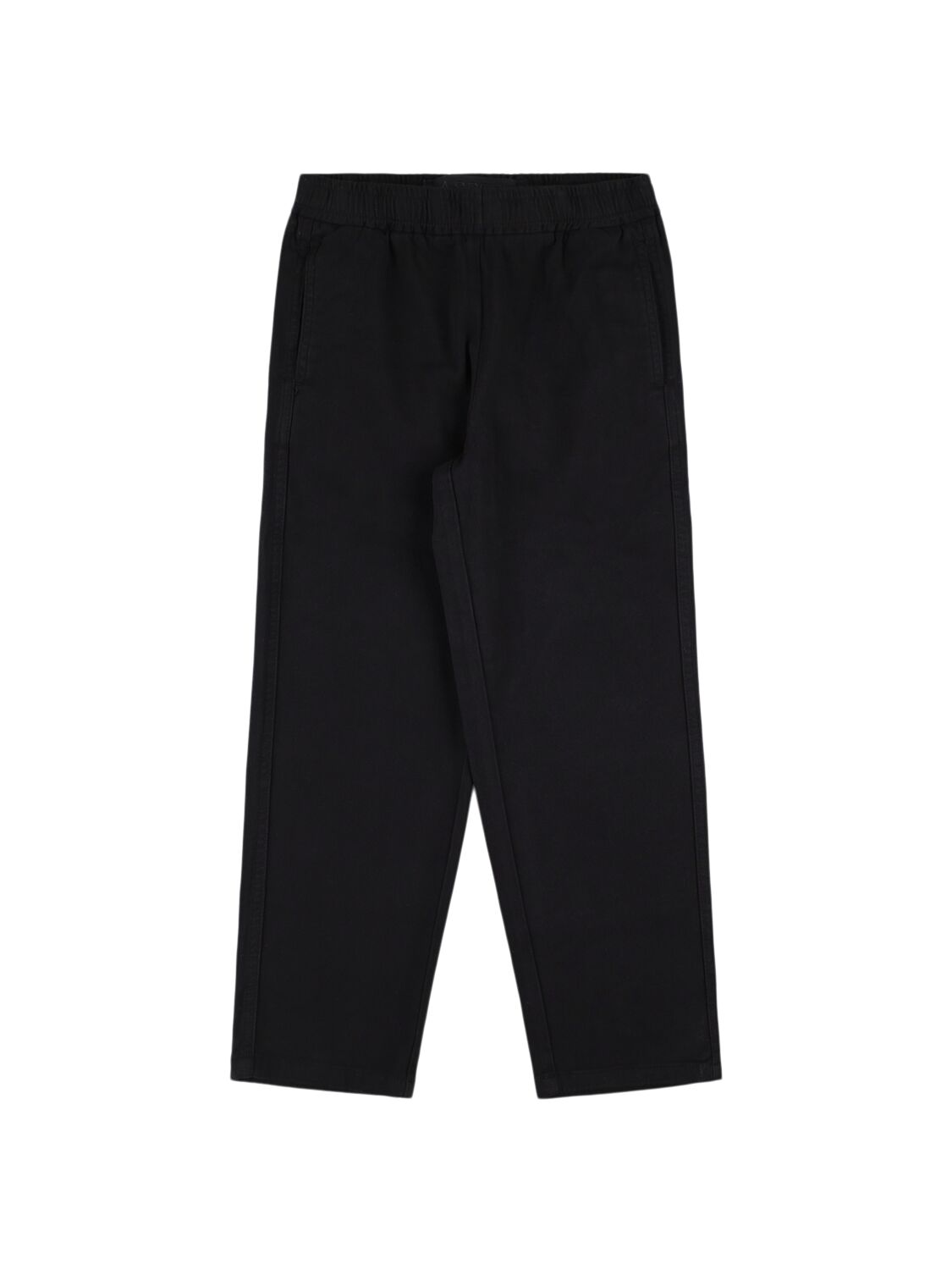 Aspesi Stretch Cotton Gabardine Pants In Black